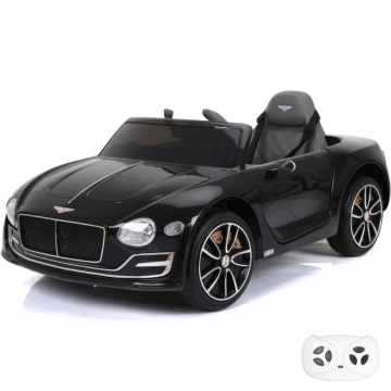 Bentley Continental kidscar black side view top view