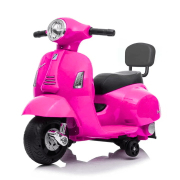 Mini vespa electric kids scooter pink