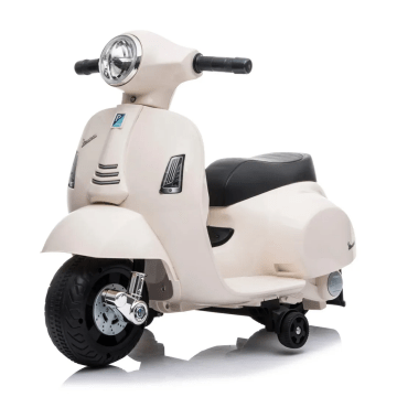 Mini vespa electric kids scooter white