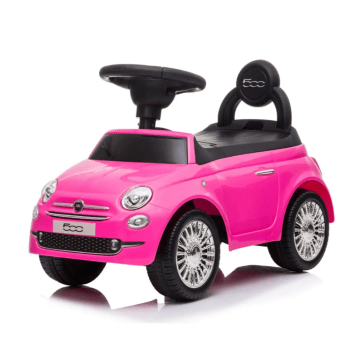 Fiat 500 push car pink