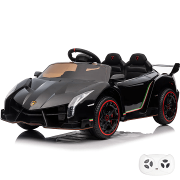 Lamborghini Veneno electric children's car black