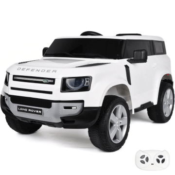 Children's electric car Landrover Defender, white