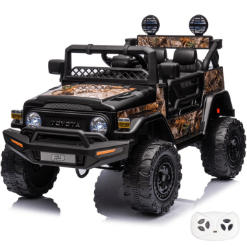 Electric Children's Car Toyota FJ Cruiser 12 Volts - Army black