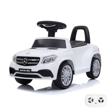 Mercedes GLS63 AMG push kidscar white side view