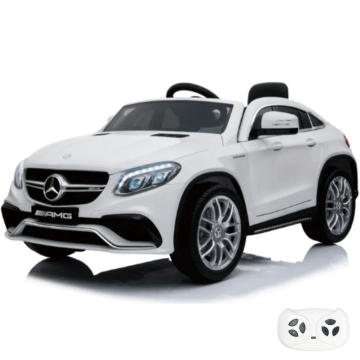 Mercedes GLE63 AMG convertible kidscar white side view