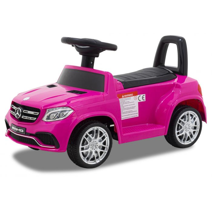 mercedes push car pink