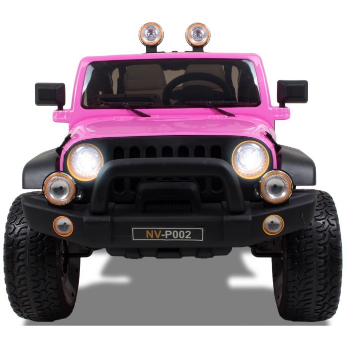 pink ride on jeep 2 seater